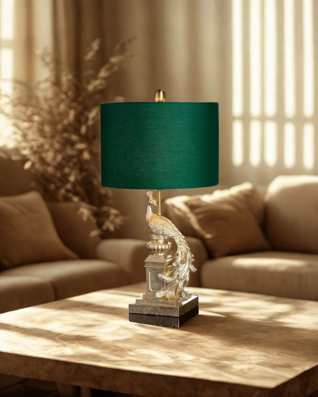 Elegante Tischlampe als Wohnaccessoire